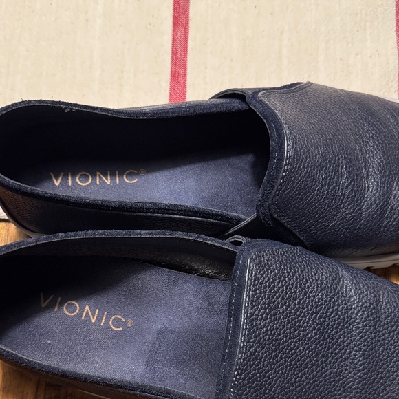 Vionic Cambria Navy Slip-On Loafers - Picture 2 of 6